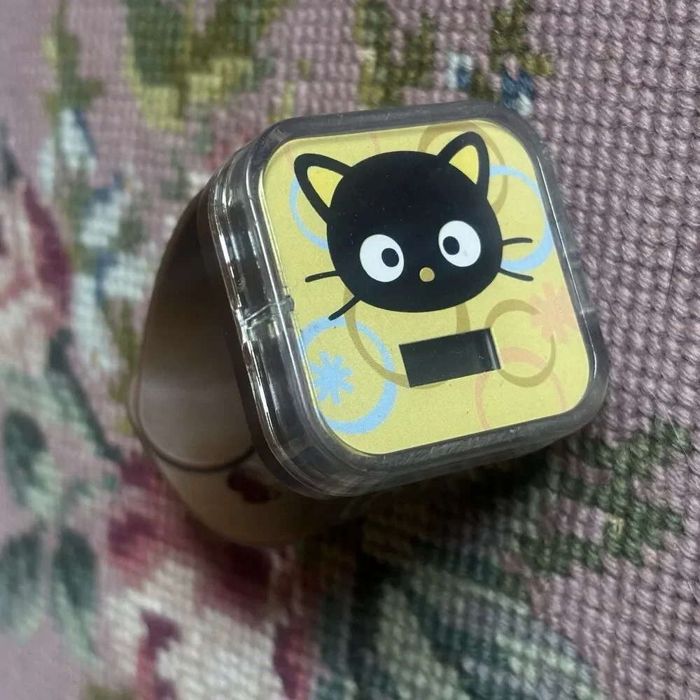 Vtg Y2k Hello Kitty HTF ChocoCat Black Cat Child's Wrist watch McDonalds HTF